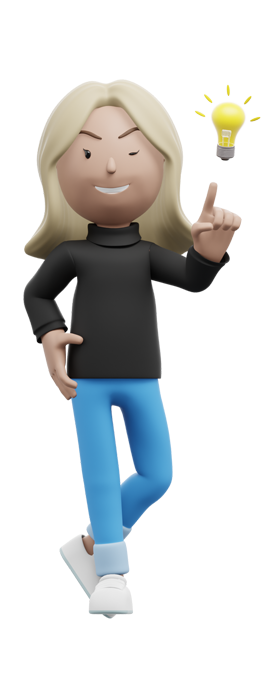 Ansprechpartnerin als 3D-Figur Ansprechpartnerin als 3D-Figur
